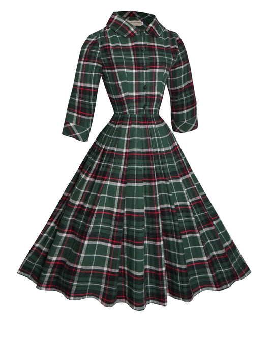 RTS - Size S - Wendy Dress "Norwich Plaid"