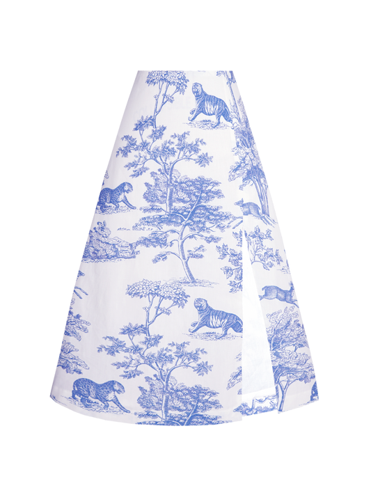 RTS - S - Lottie Skirt "Safari Toile"
