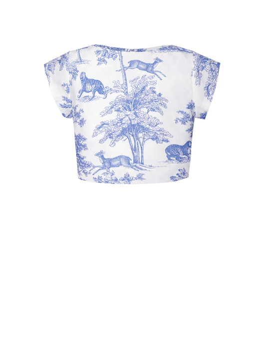 RTS - S - Emma Top "Safari Toile"