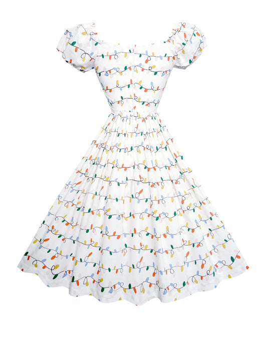 RTS - S - Loretta Dress "Merry and Bright"