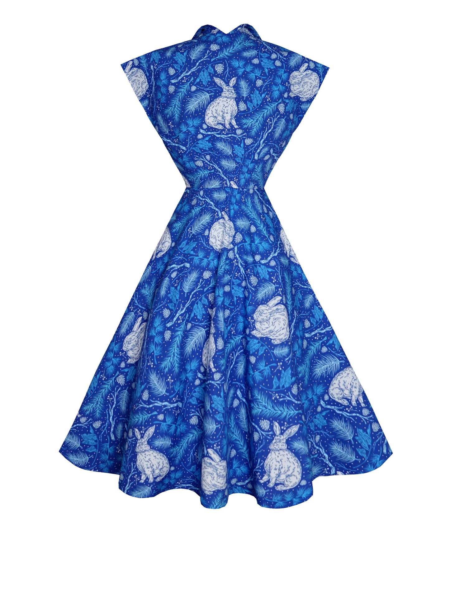 RTS - Size S - Doris Dress "Snow Bunny"