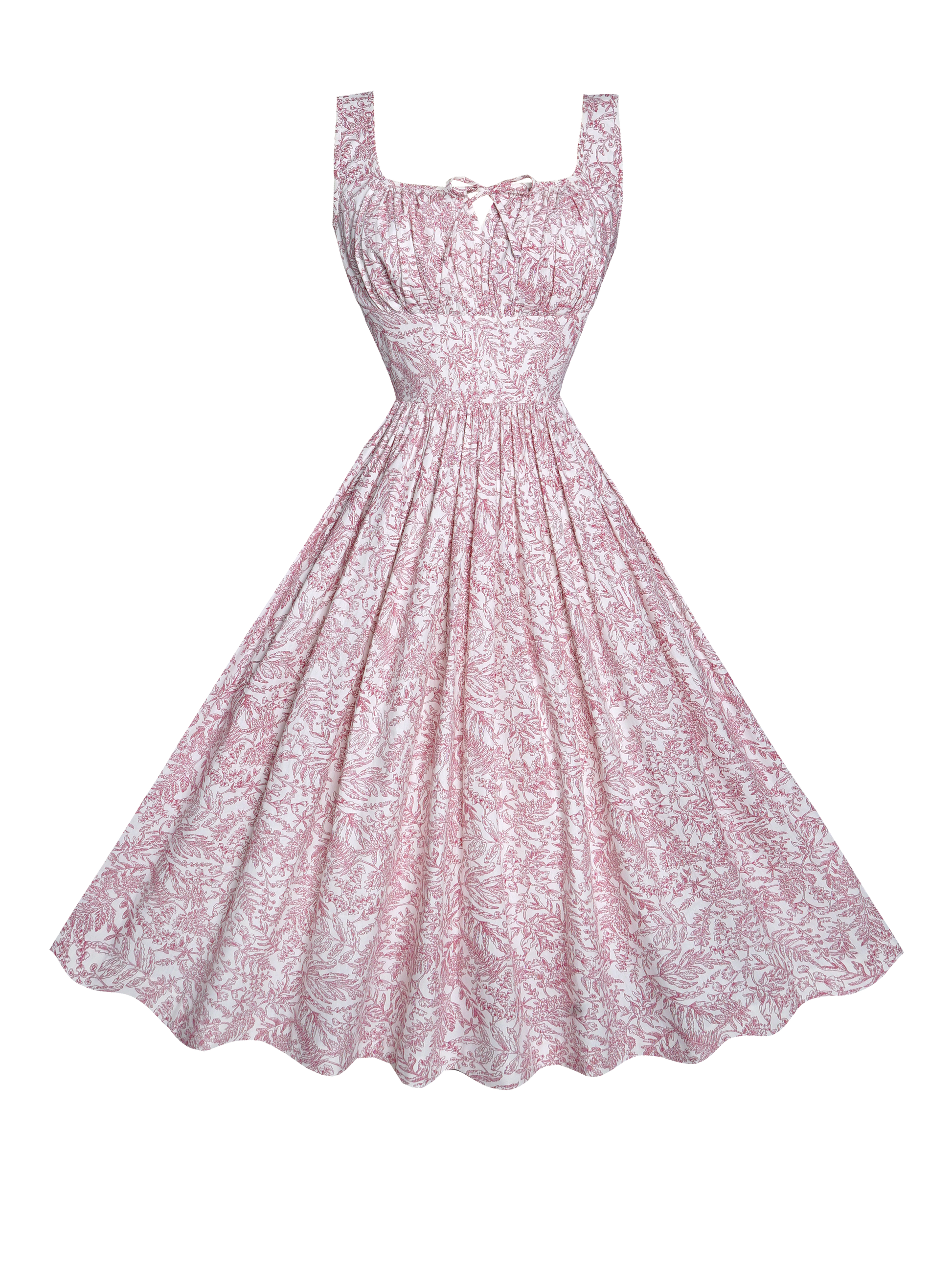 MTO - Michelle Dress "French Countryside" Red