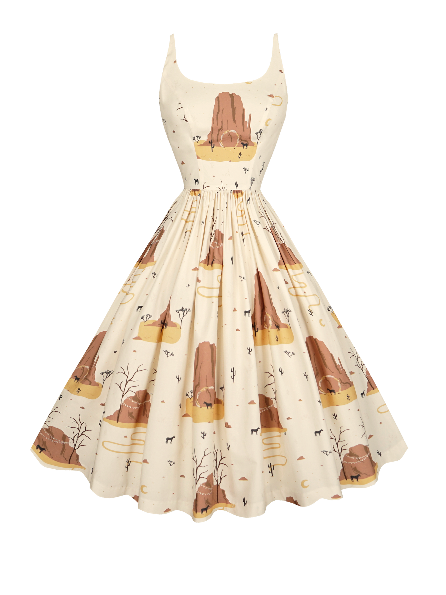 RTS - S - Penelope Dress "Lonesome Cowboy"