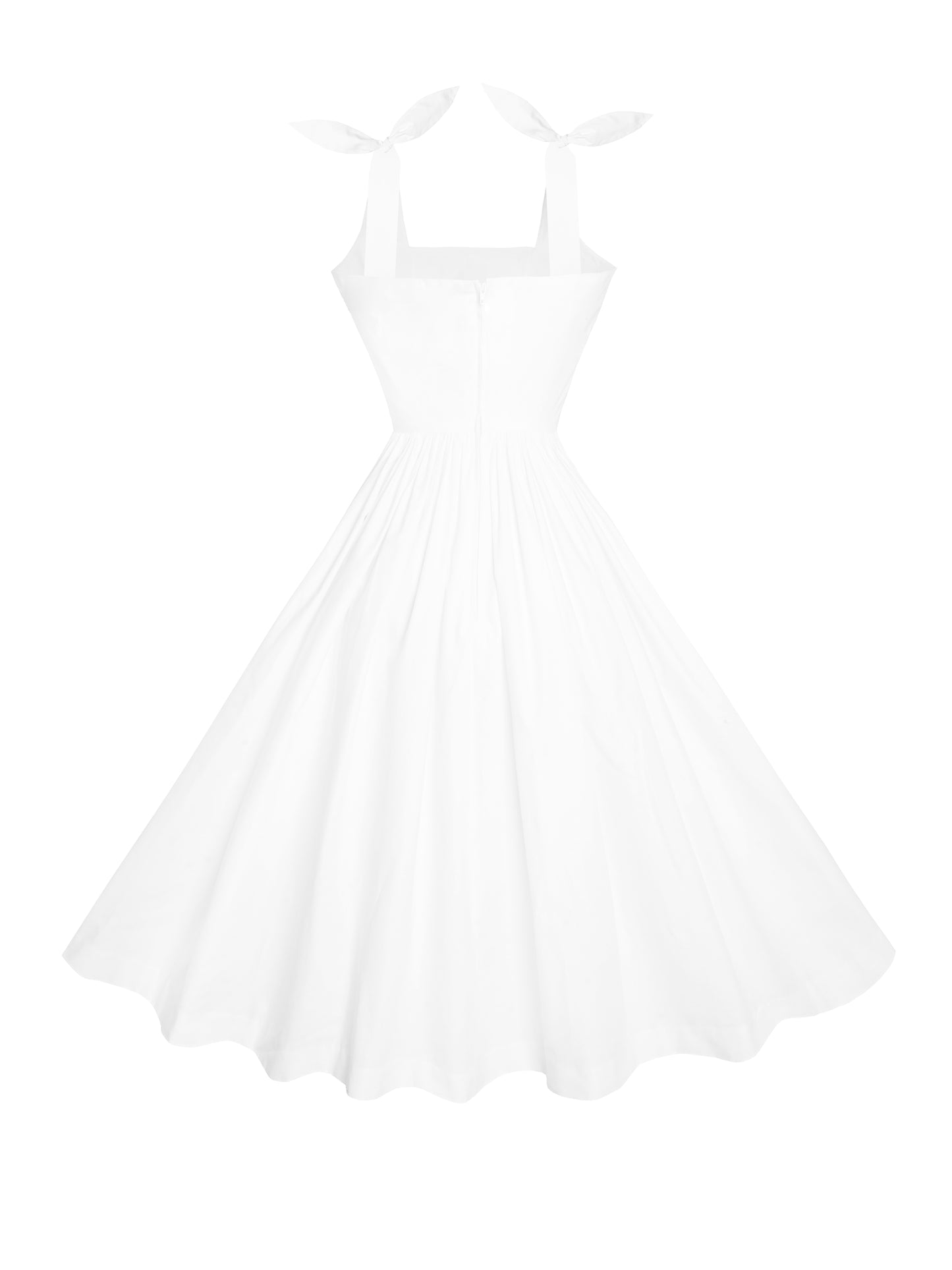 RTS - Size S - Gilda Dress in White Cotton