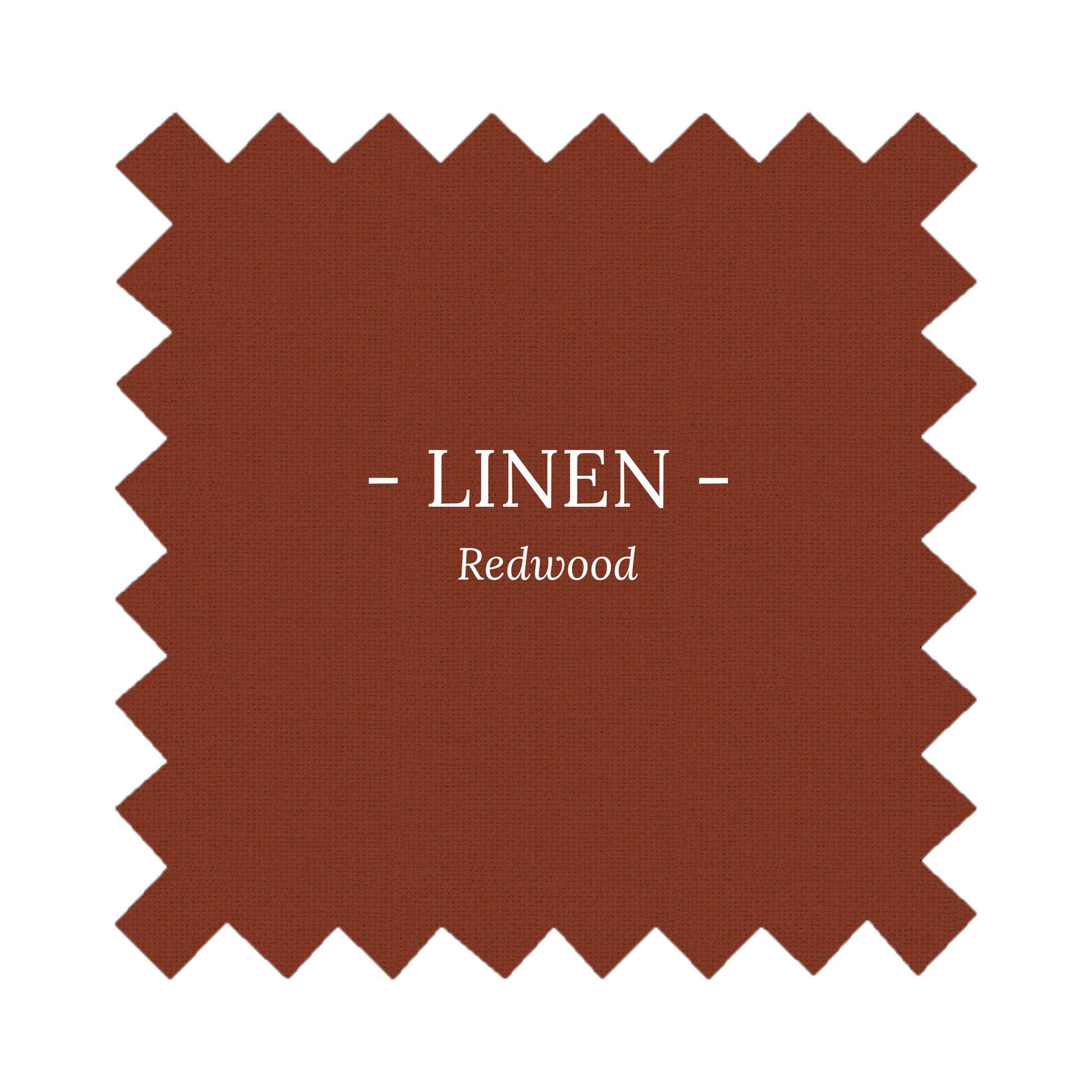 Fabric in Redwood Linen - By the Yard