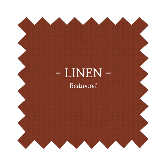 Fabric in Redwood Linen - By the Yard