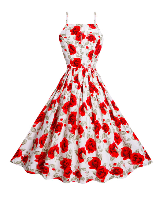 RTS - Size S - Rosalie Dress "Si Senorita" White