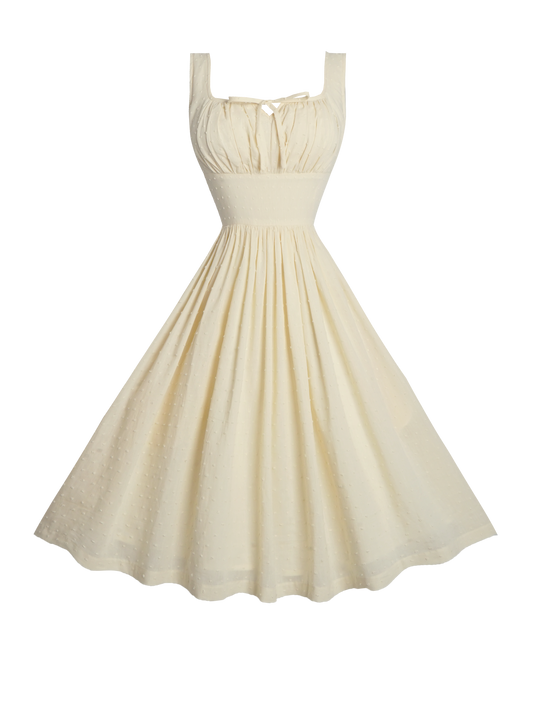 MTO - Michelle Dress "Dotted Swiss" Ivory
