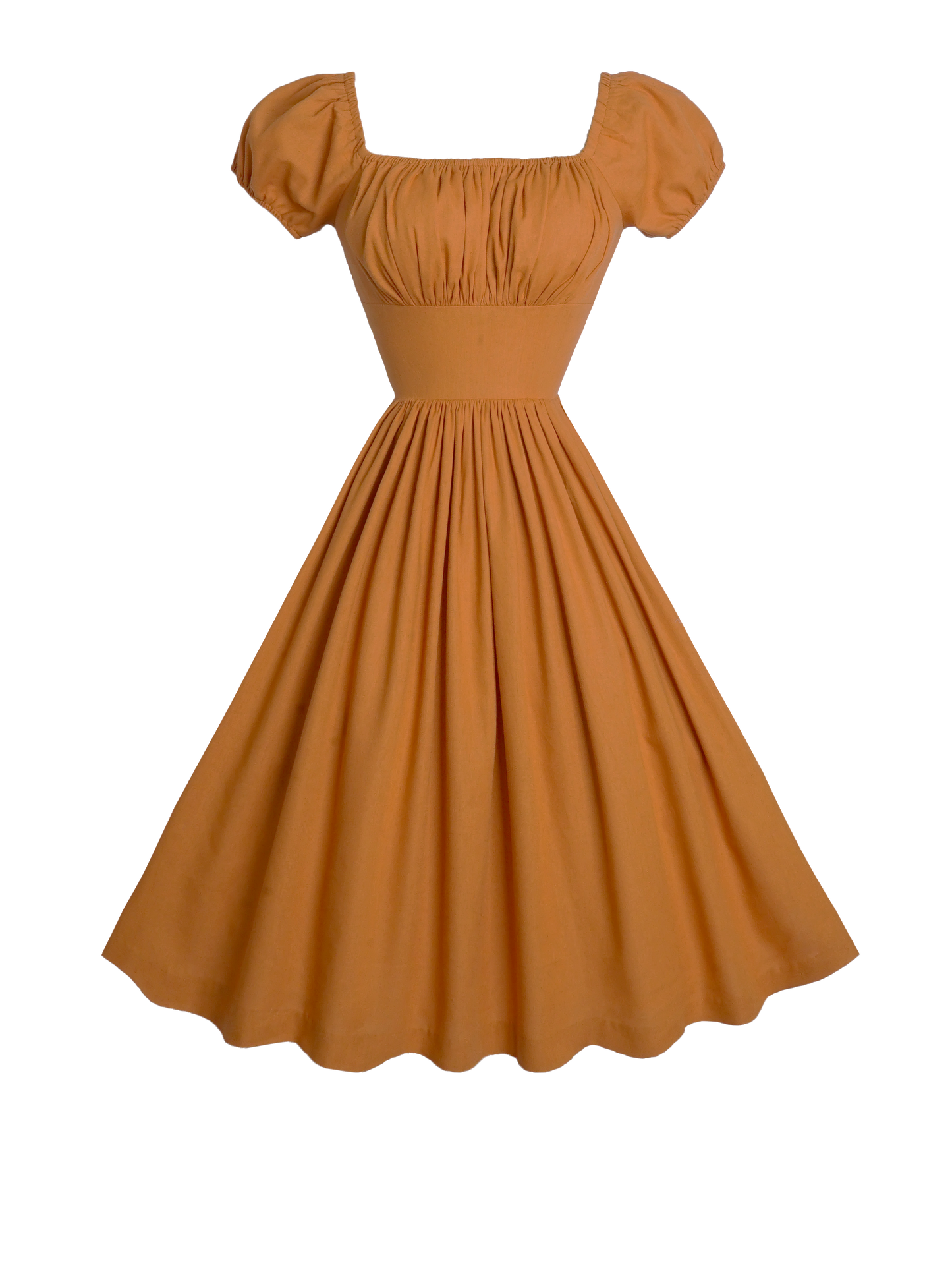 MTO - Loretta Dress in Cinnamon Brown Linen