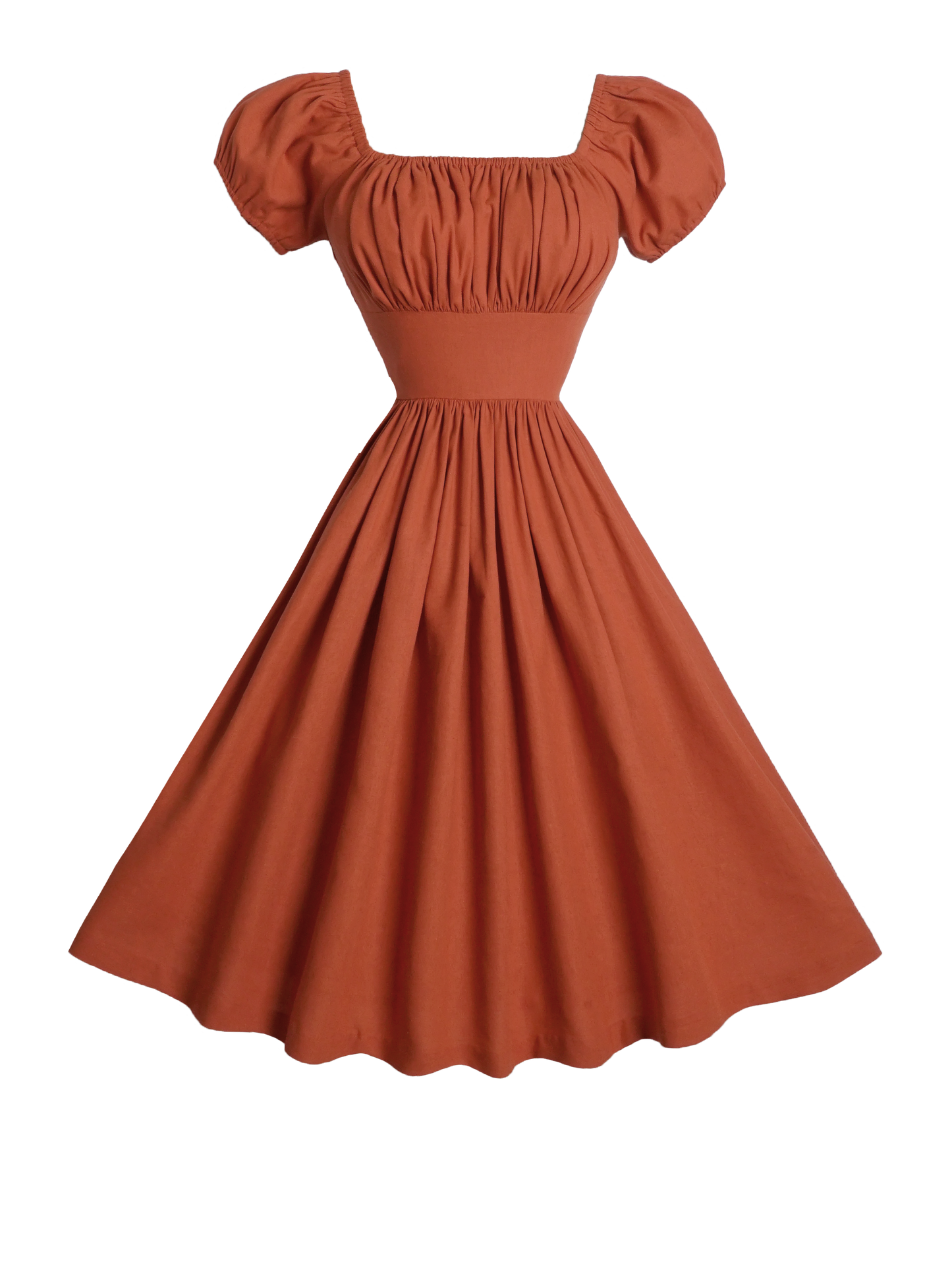 MTO - Loretta Dress in Redwood Linen