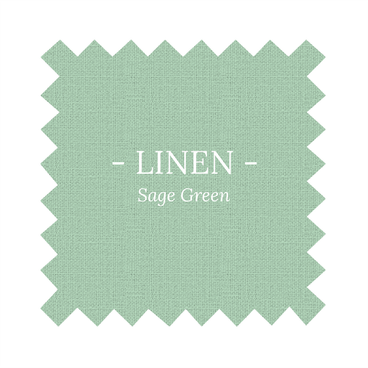 Fabric in Sage Green Linen - By the Yard
