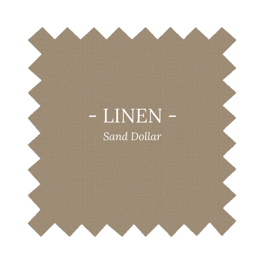 Fabric in Sand Dollar Linen - By the Yard