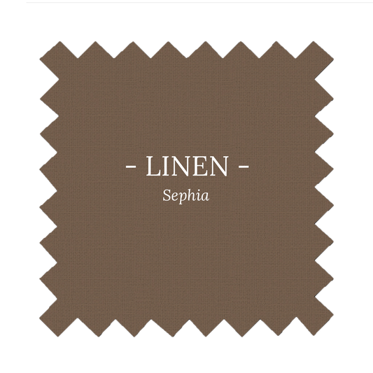 Fabric in Sephia Linen - By the Yard