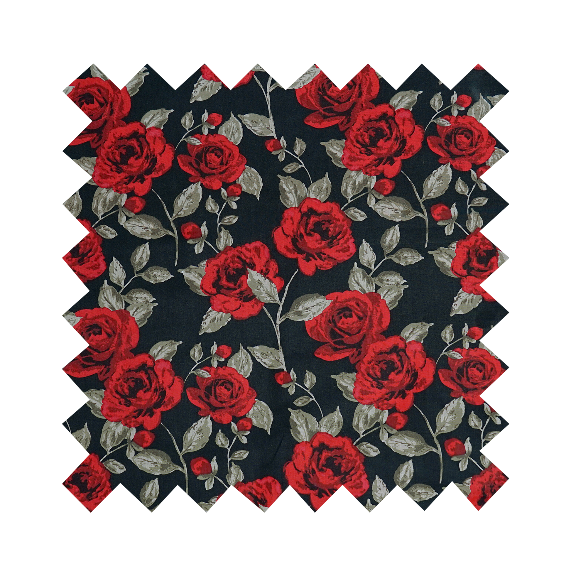 Fabric "Si Senorita" Black - By the Yard