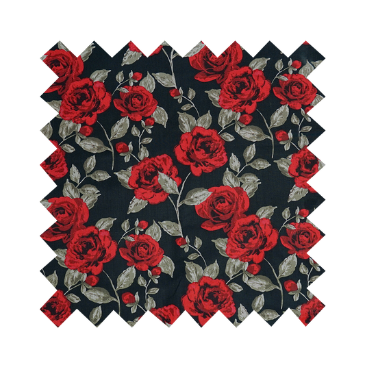 Fabric "Si Senorita" Black - By the Yard