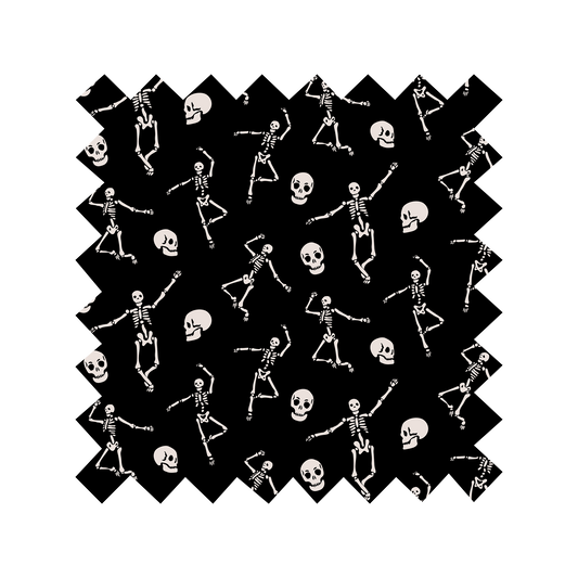 Fabric "Skeletal Symphony" - By the Yard