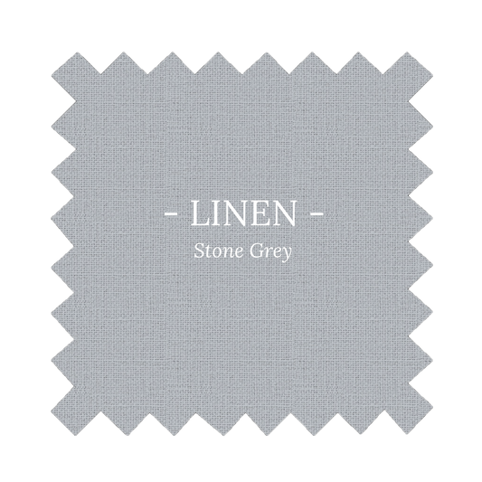 Fabric in Stone Grey Linen - By the Yard