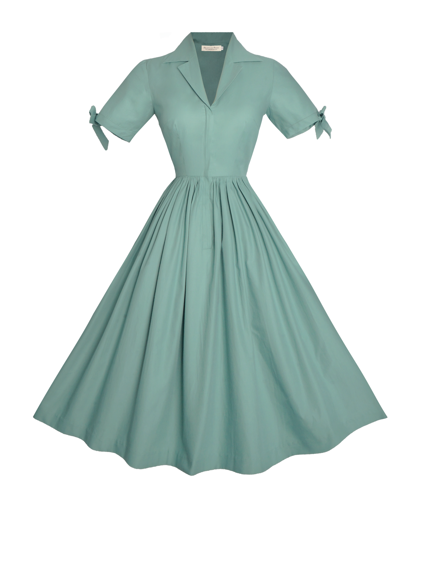 MTO - Trudie Dress Jade Green Cotton