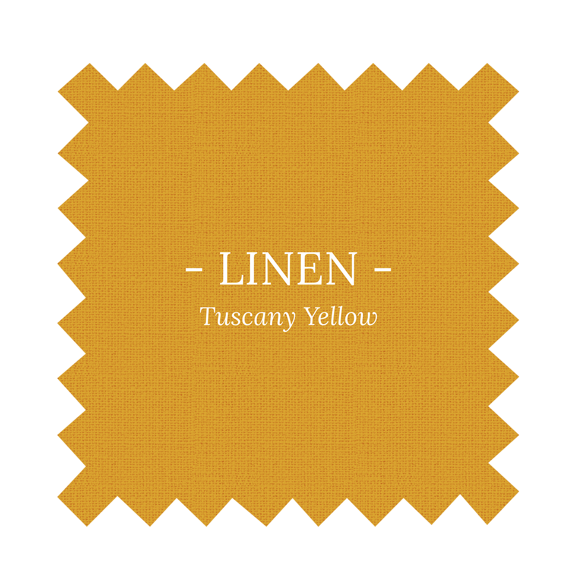 Fabric in Tuscany Yellow Linen - By the Yard