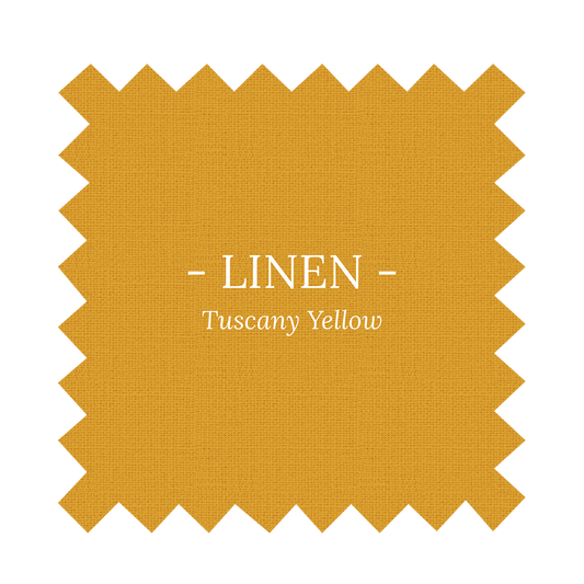 Fabric in Tuscany Yellow Linen - By the Yard