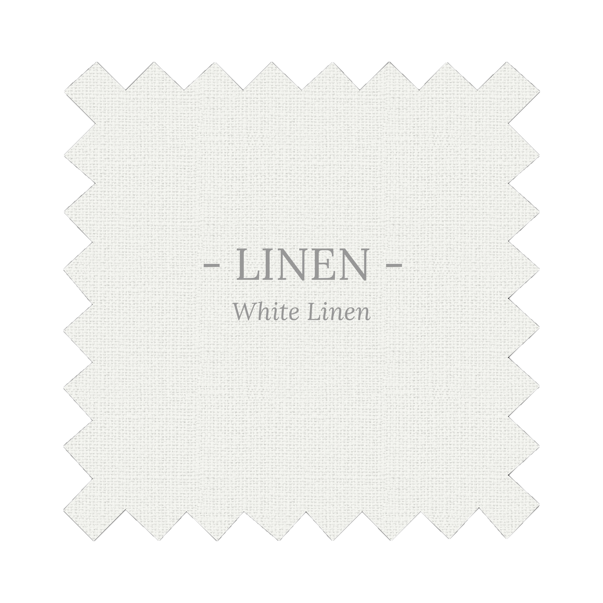 Fabric in White Linen - By the Yard