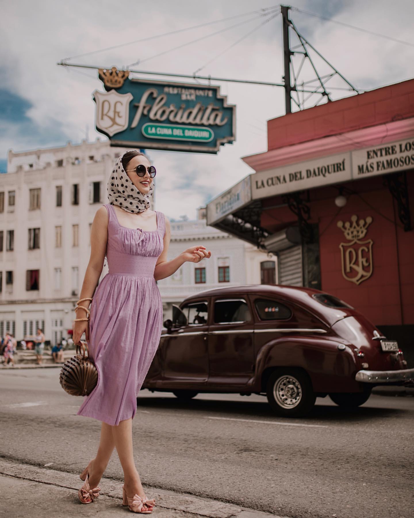 MTO - Michelle Dress "Dotted Swiss" Lavender