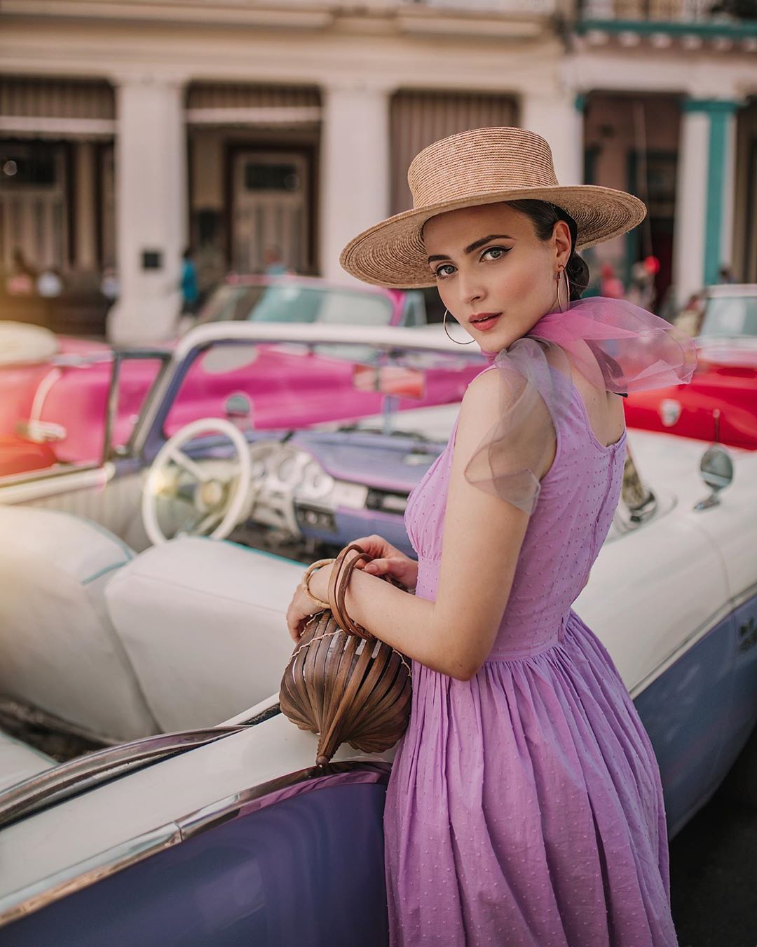 MTO - Michelle Dress "Dotted Swiss" Lavender