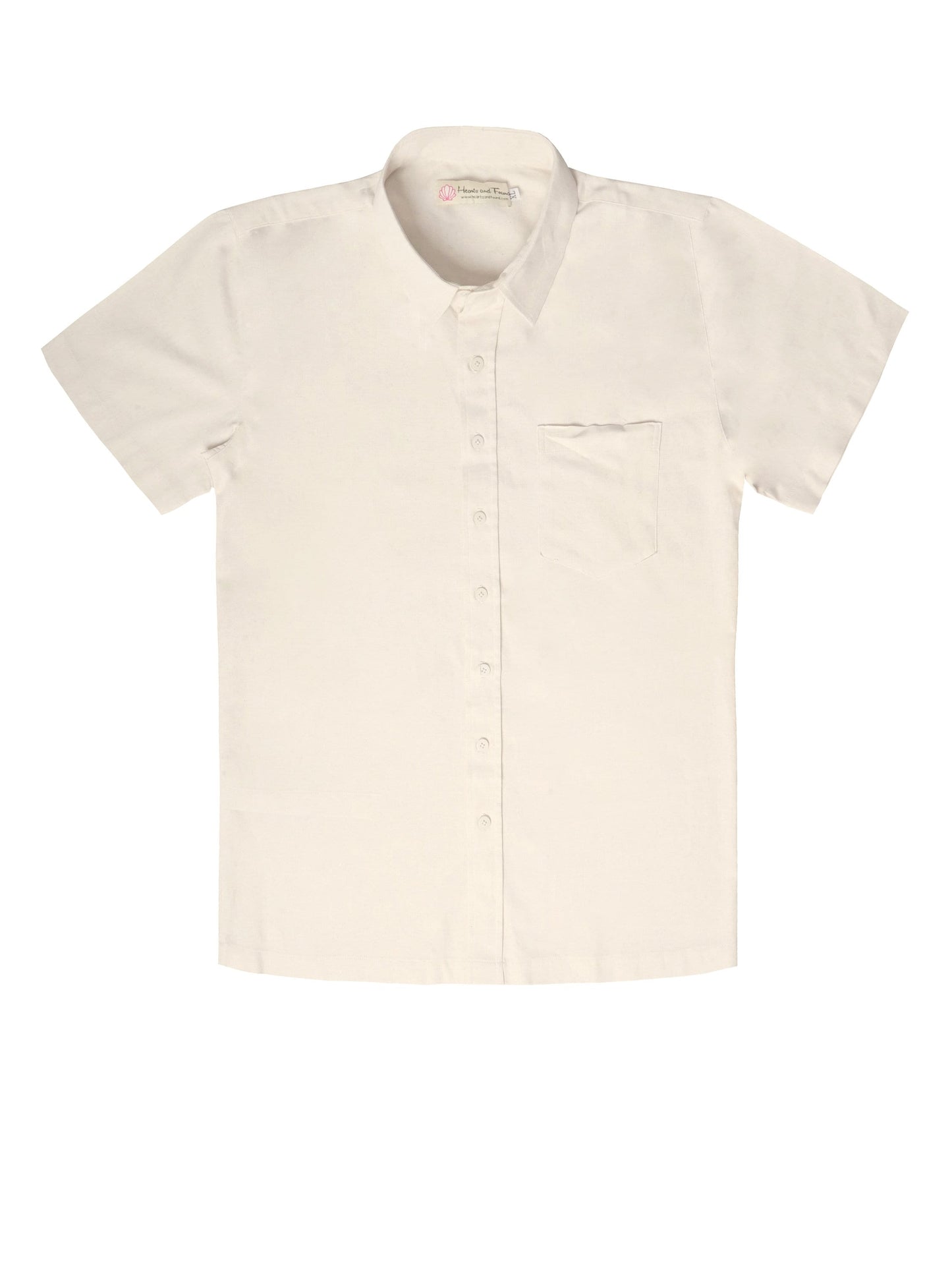 RTS - Size XL - Men's Shirt in Parchment Ivory Linen