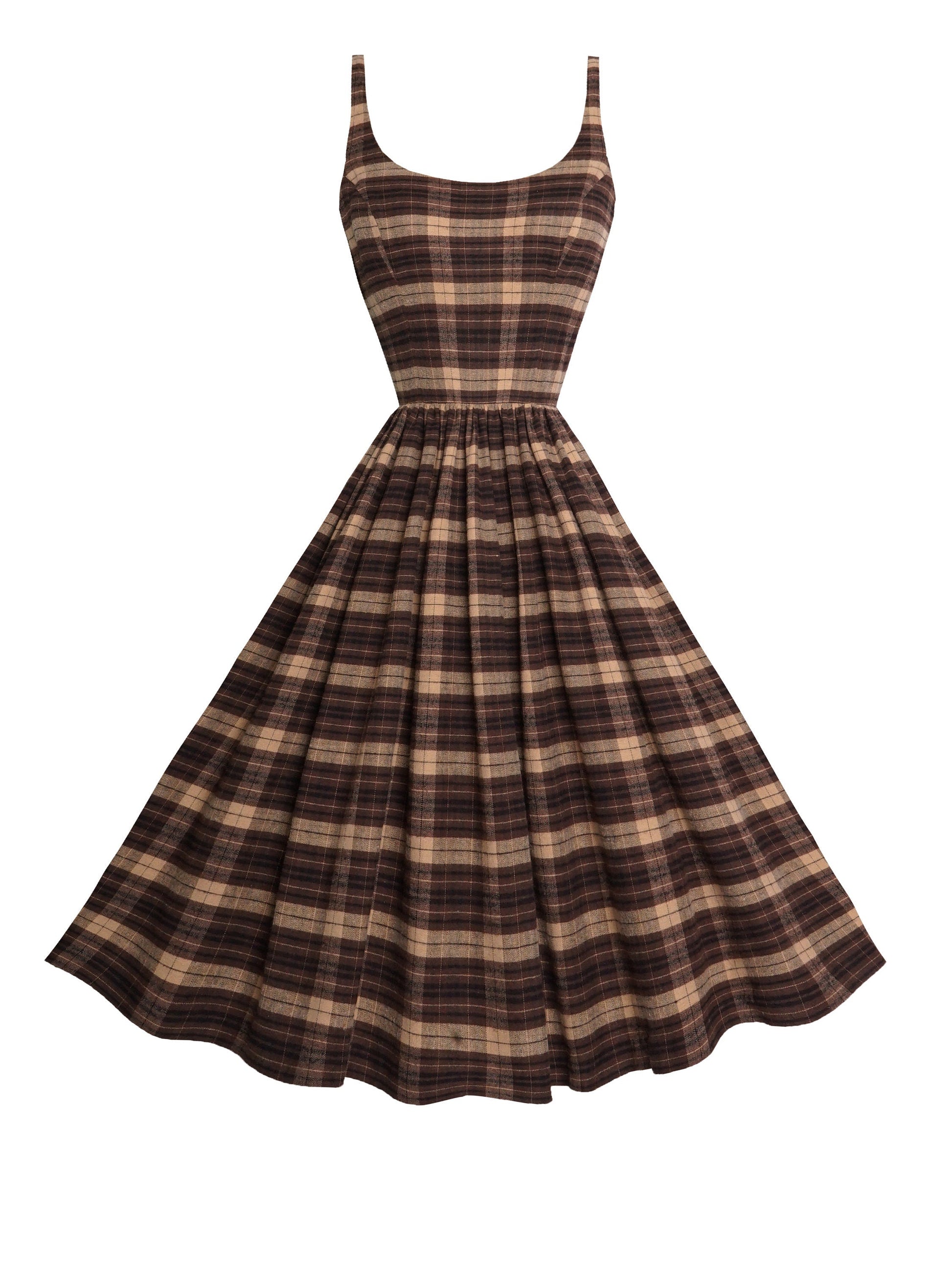 MTO - Penelope Dress "Mulholland Plaid"