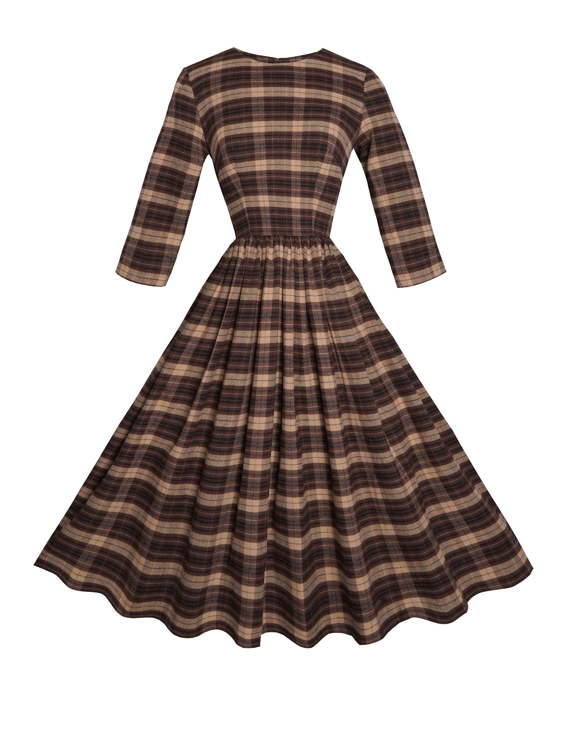 MTO - Marianne Dress "Mulholland Plaid"