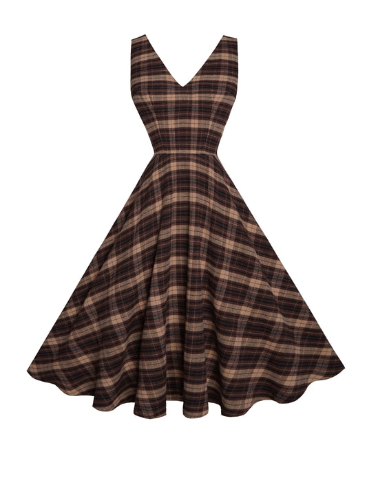 MTO - Diana Dress "Mulholland Plaid"