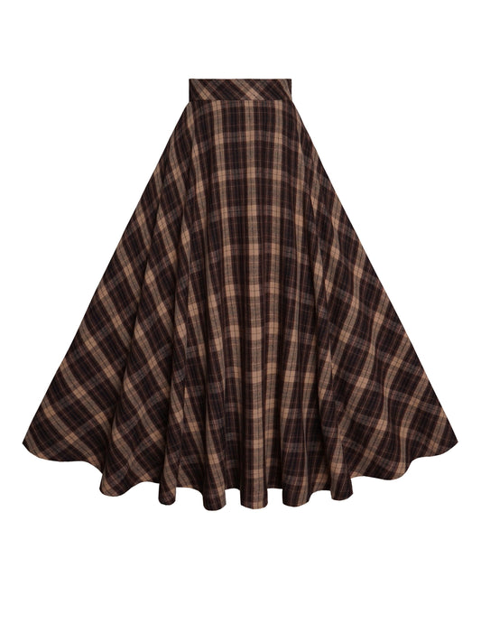 MTO - Lindy Skirt in "Mulholland Plaid"