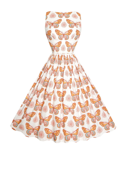 RTS - Size S - Madeline Dress "Marigold Wings"