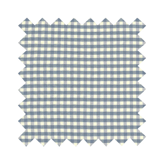 Fabric Grey Gingham - Medium Checks - By the Yard