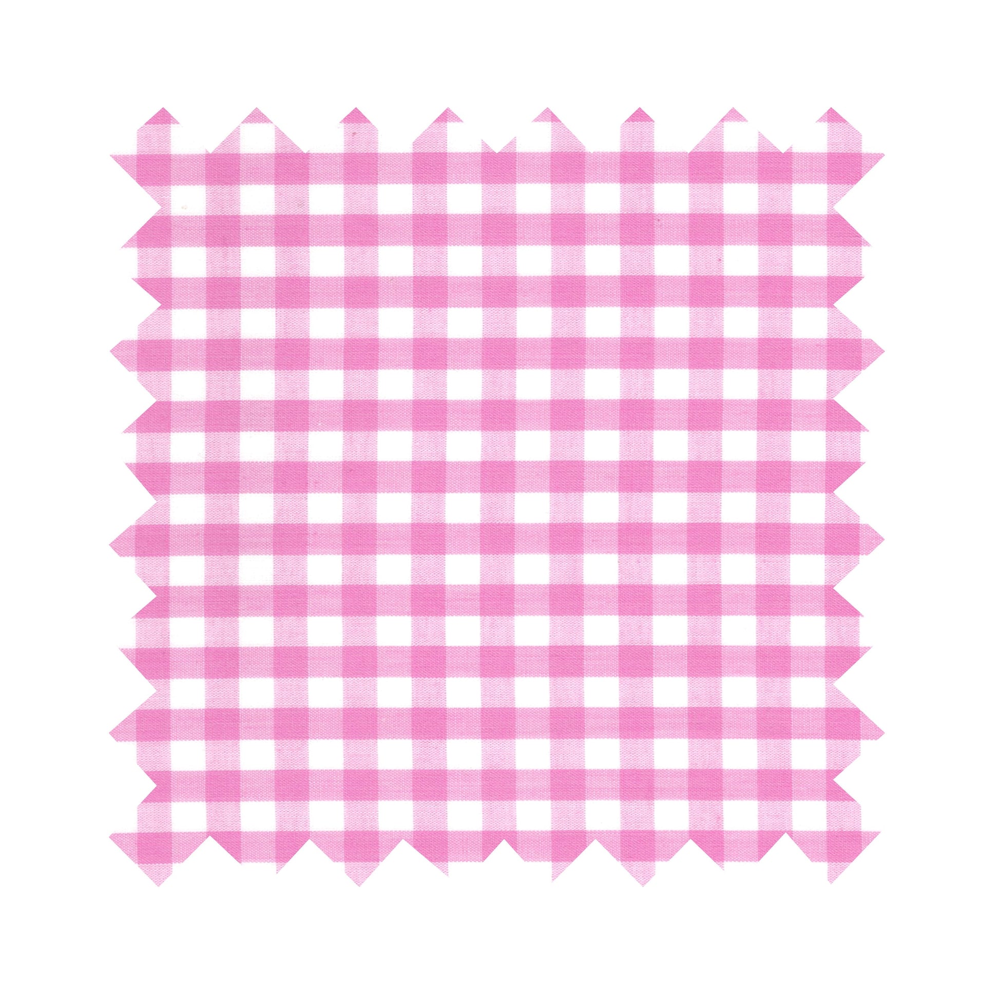 Fabric Light Pink Gingham - Medium Checks - By the Yard