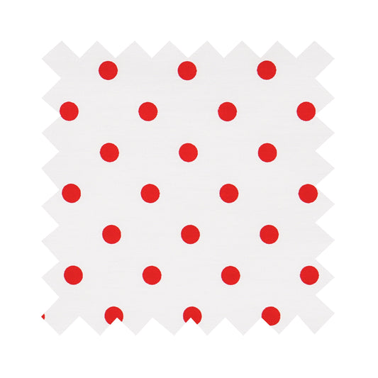 Fabric "Spot On" Red Polka Dots - By the Yard