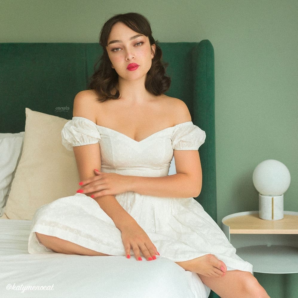 MTO - Margaret Dress "Forget Me Not" White Eyelet