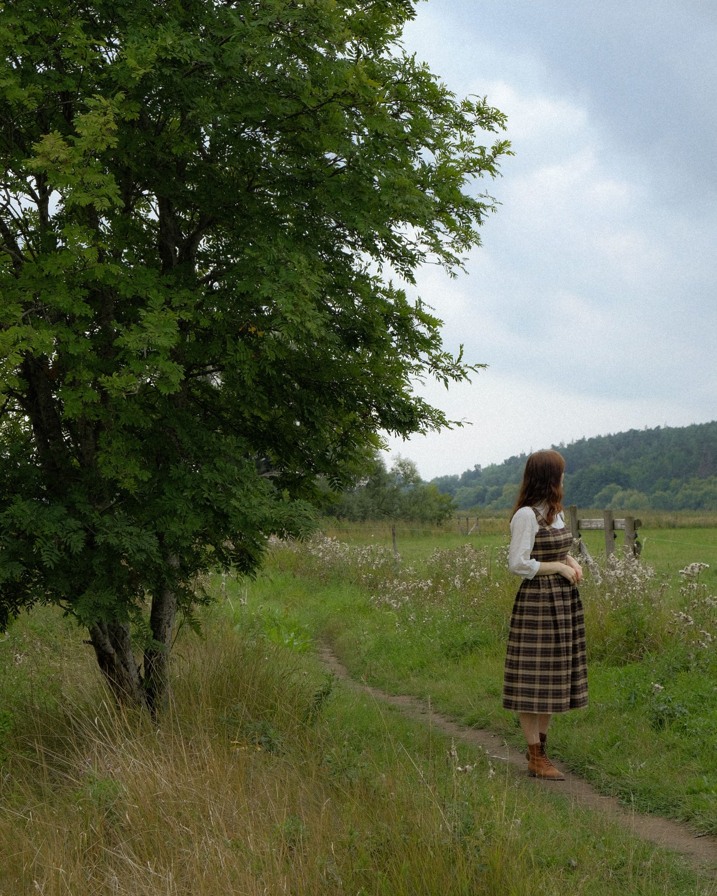 MTO - Emily Dress "Mulholland Plaid"