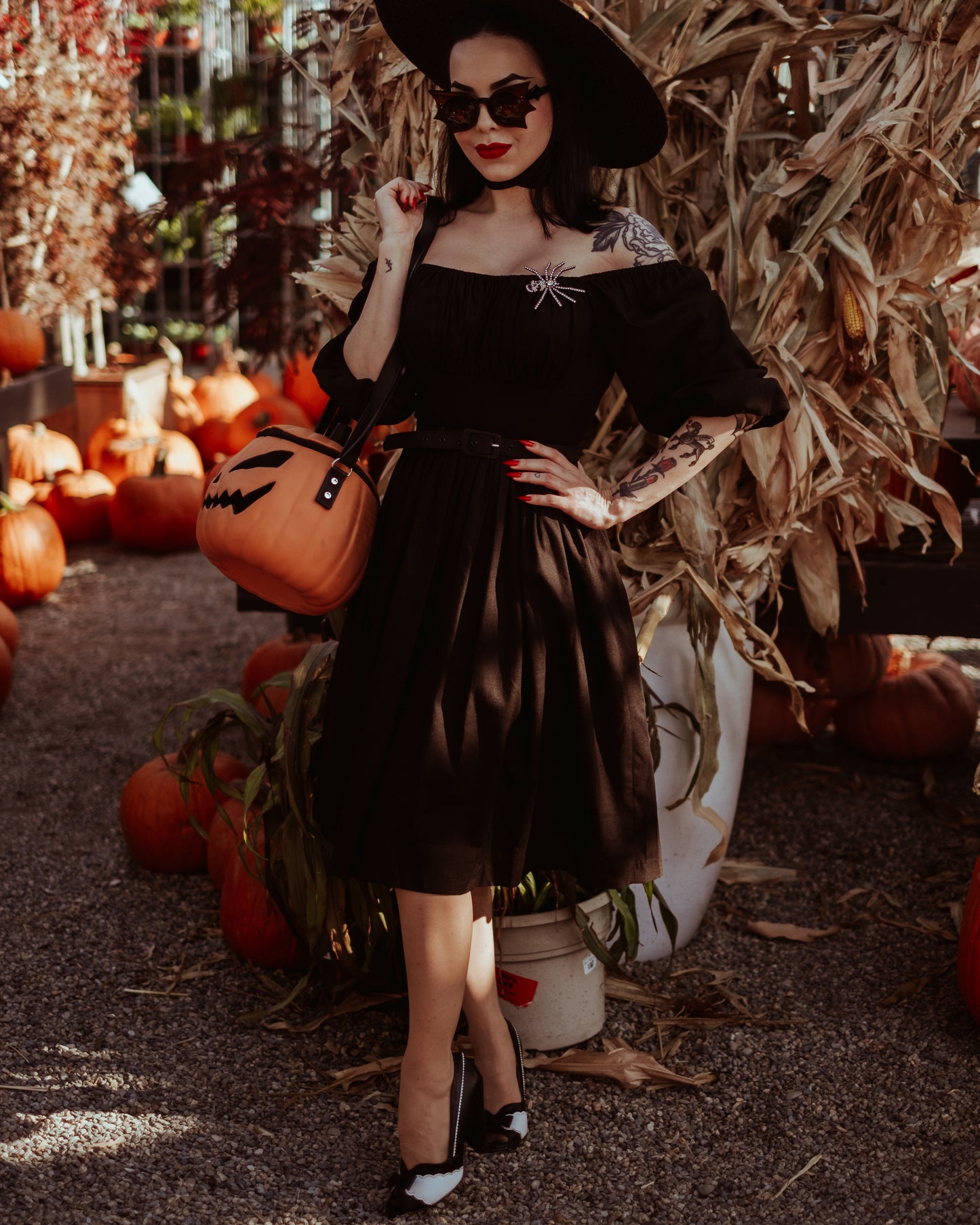 MTO - Sydney Dress in Midnight Black Linen