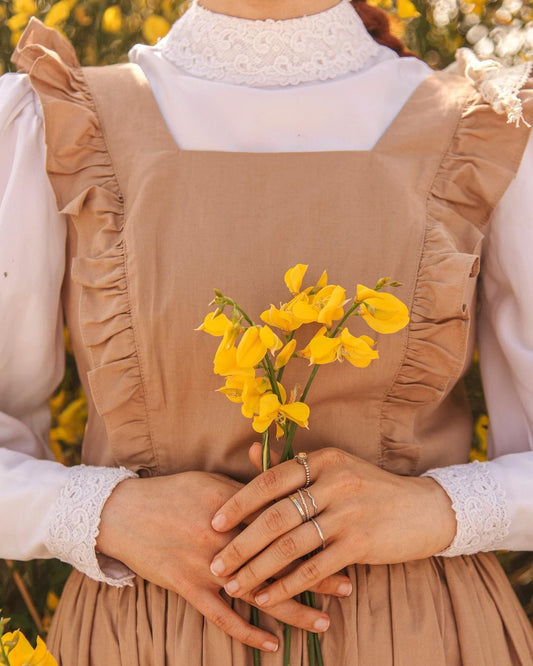 Fabric Camel Beige Cotton - By the Yard