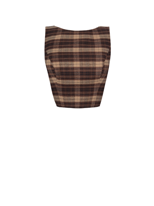 MTO - Georgia Top in "Mulholland Plaid"