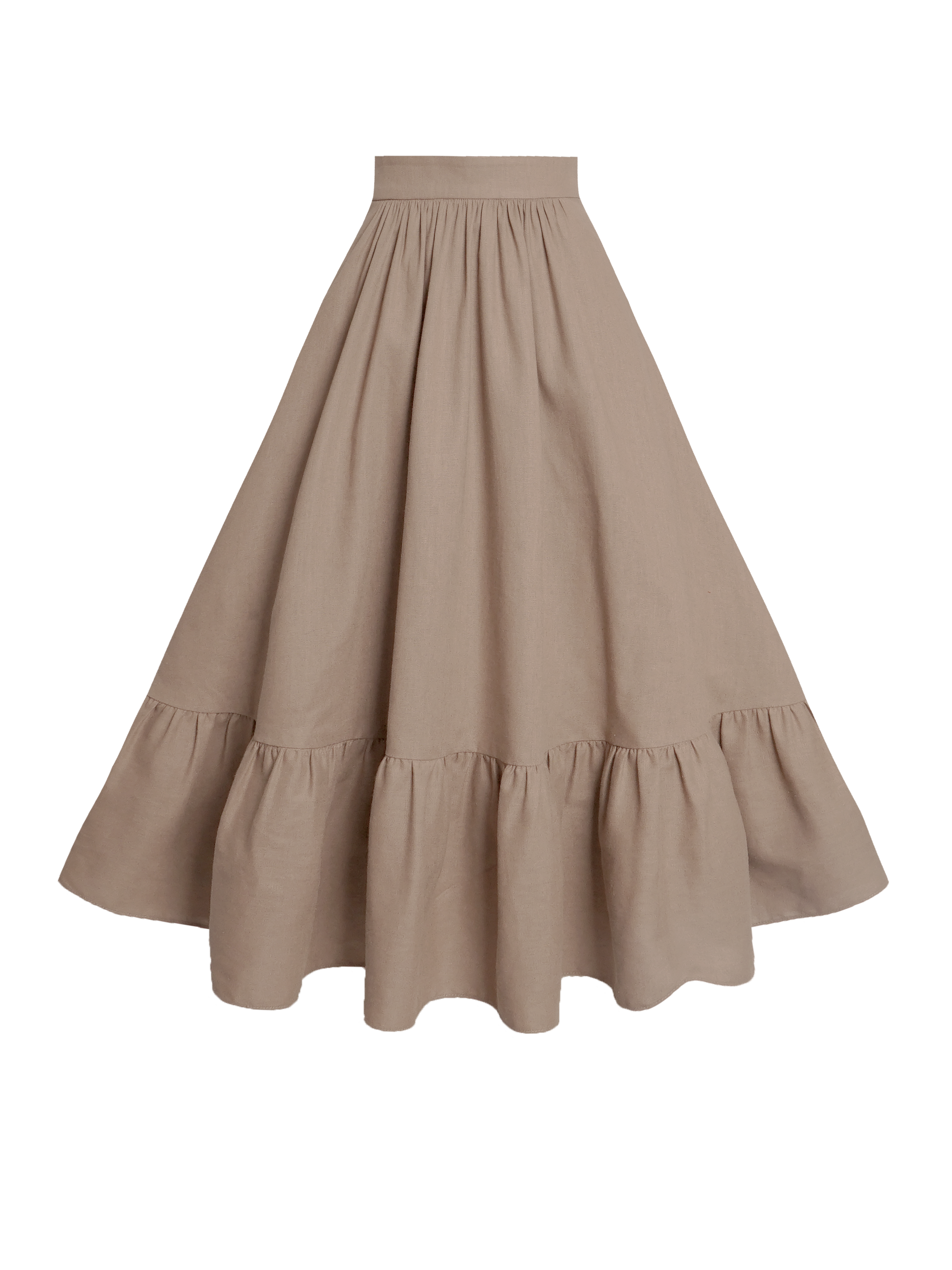 MTO - Rosita Skirt Sephia Linen