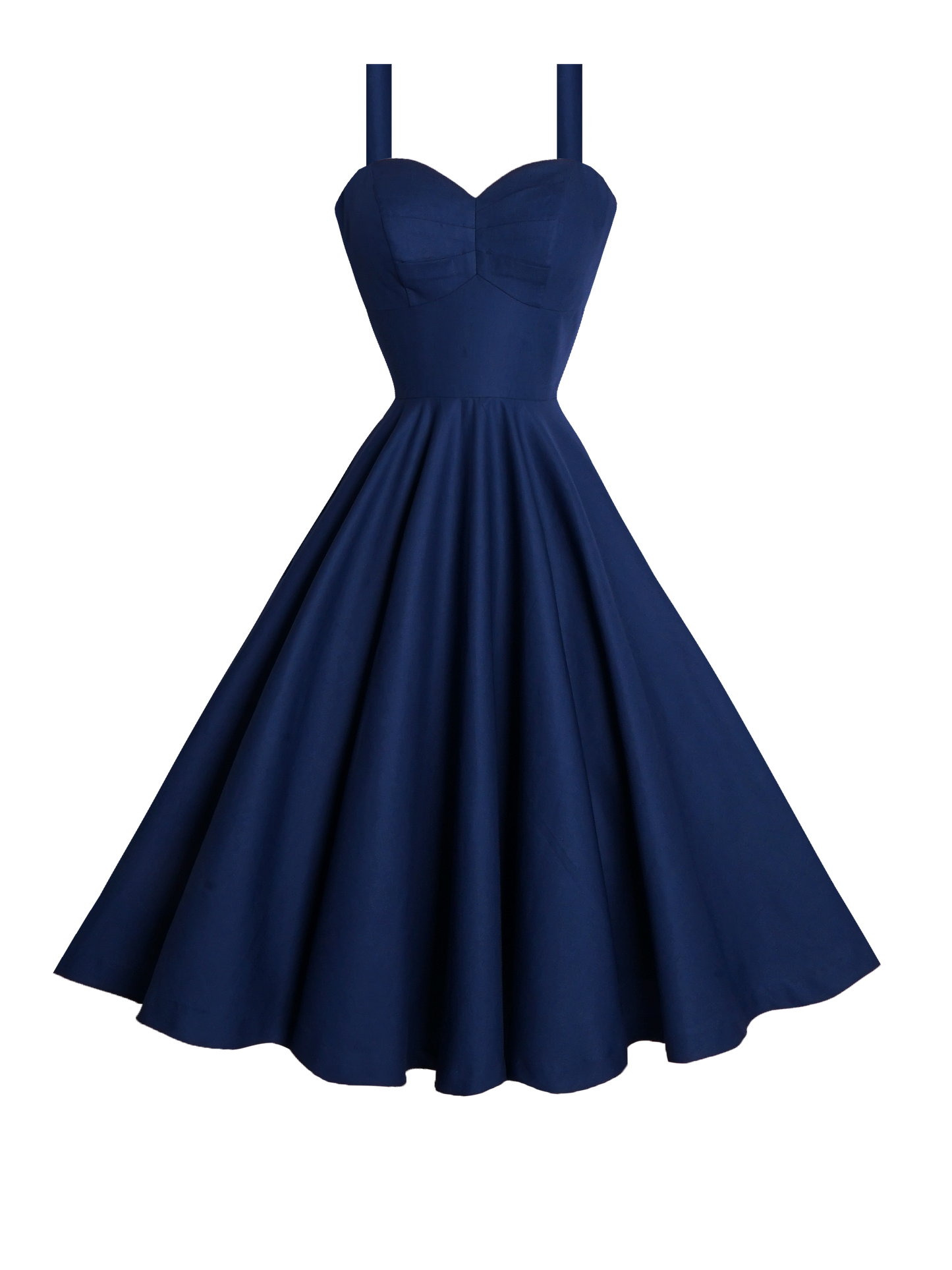 MTO - Catalina Dress Navy Blue Cotton