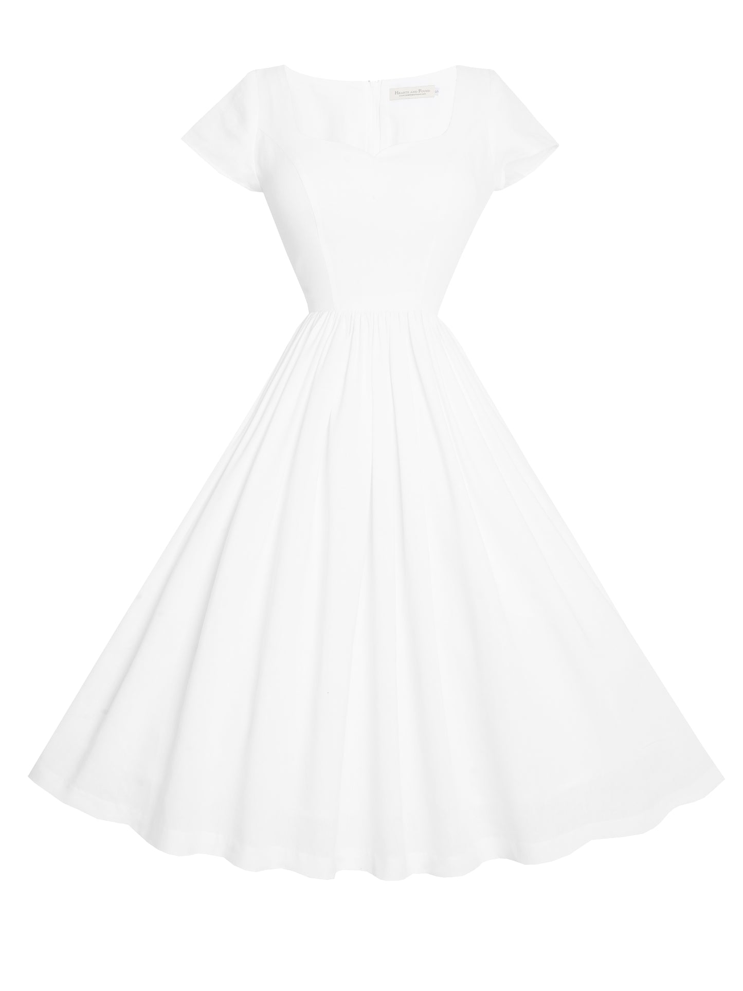 MTO - Evelyn Dress White Linen