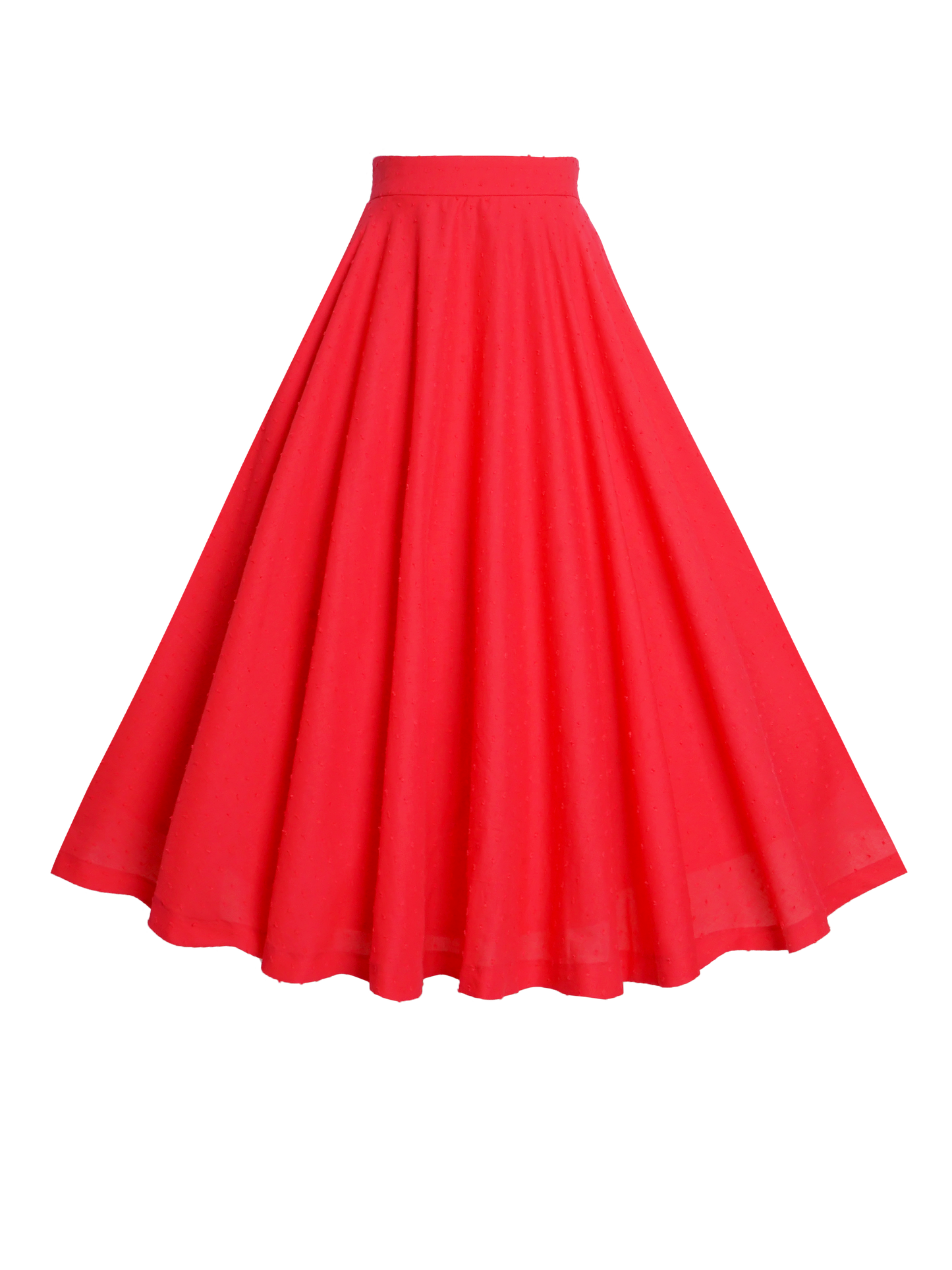 MTO - Lindy Skirt "Dotted Swiss" Red