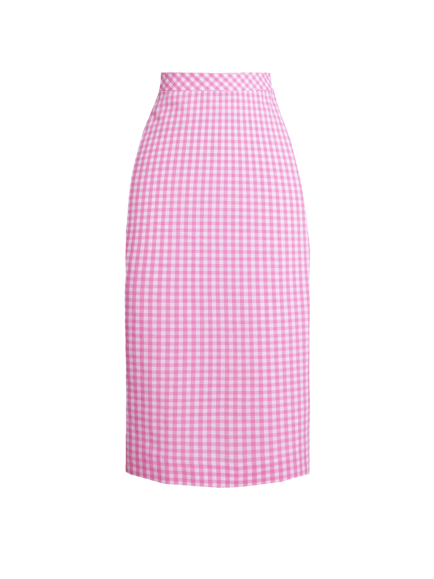 MTO - Draper Skirt Light Pink Gingham - Medium Checks