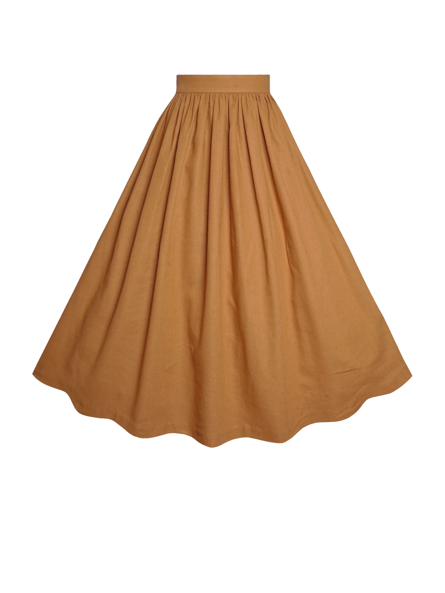 MTO - Lola Skirt in Caramel Linen