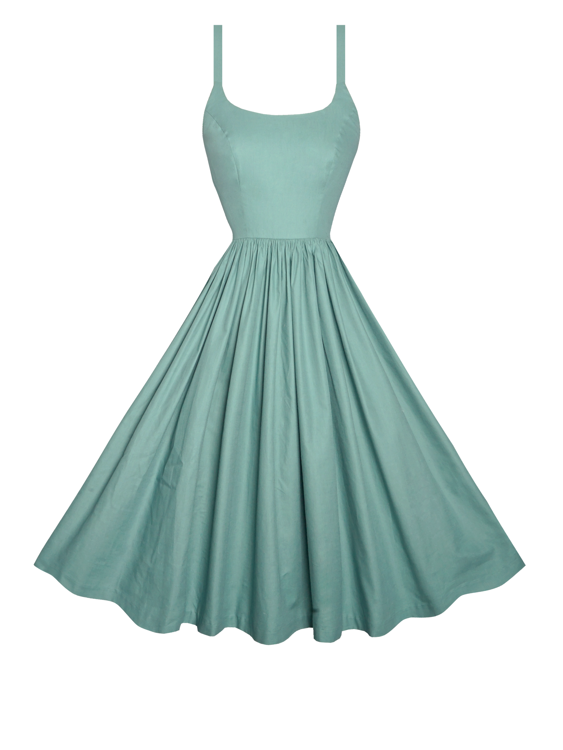 MTO - Penelope Dress Jade Green Cotton