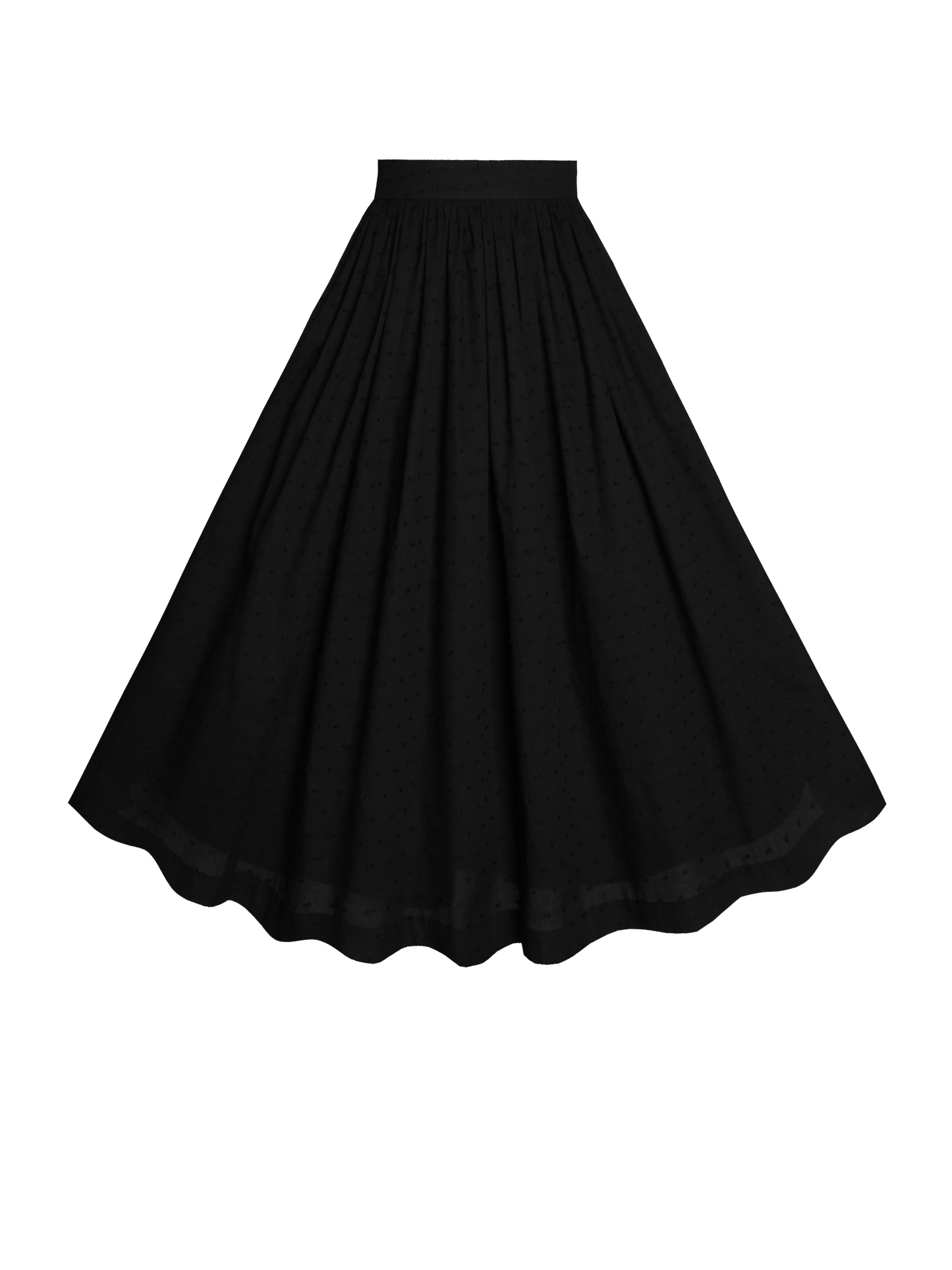 MTO - Lola Skirt "Dotted Swiss" Black