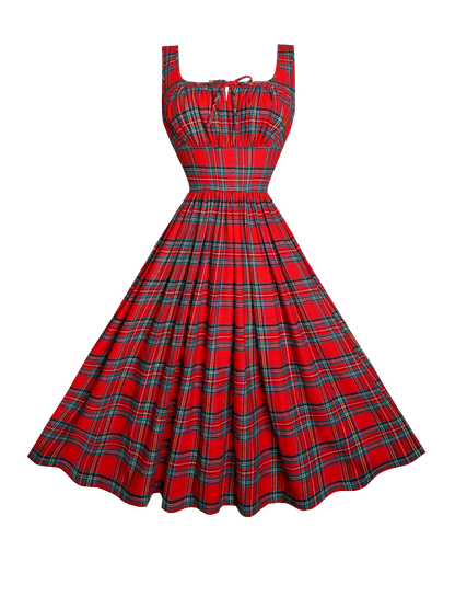 MTO - Michelle Dress "Christmas Gone Plaid"